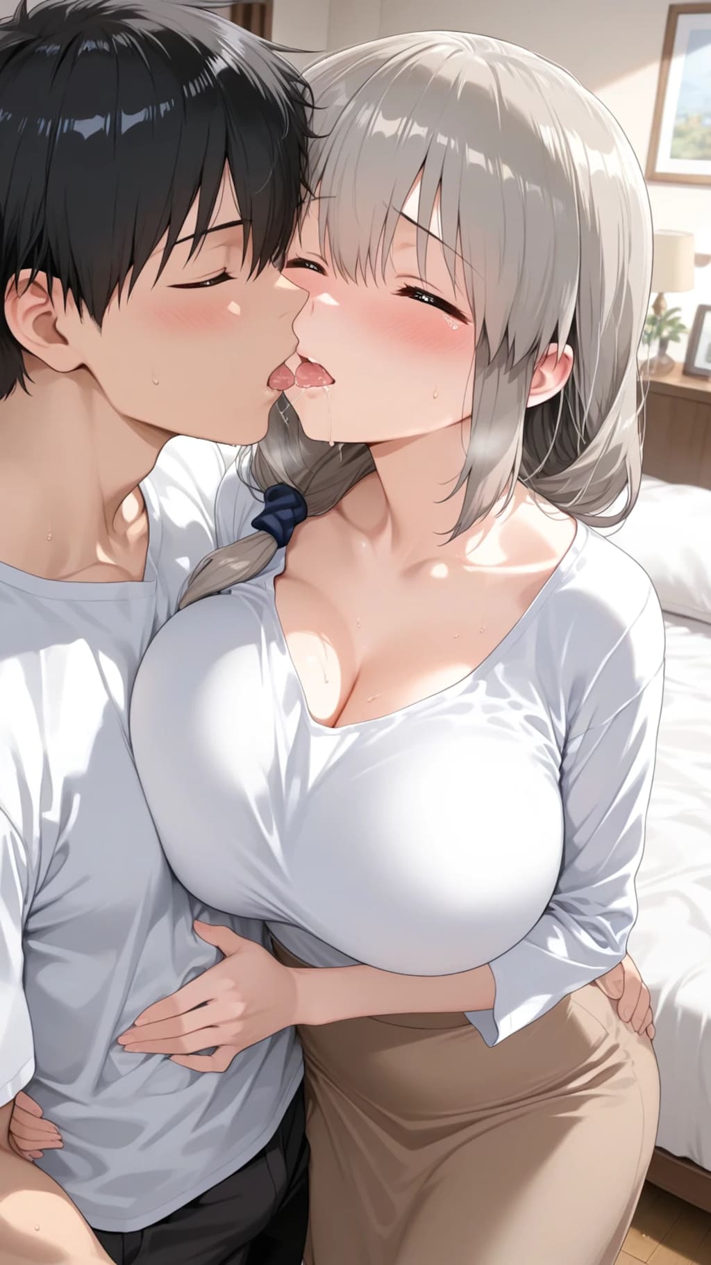 宇崎月 秘密の家庭訪問#01