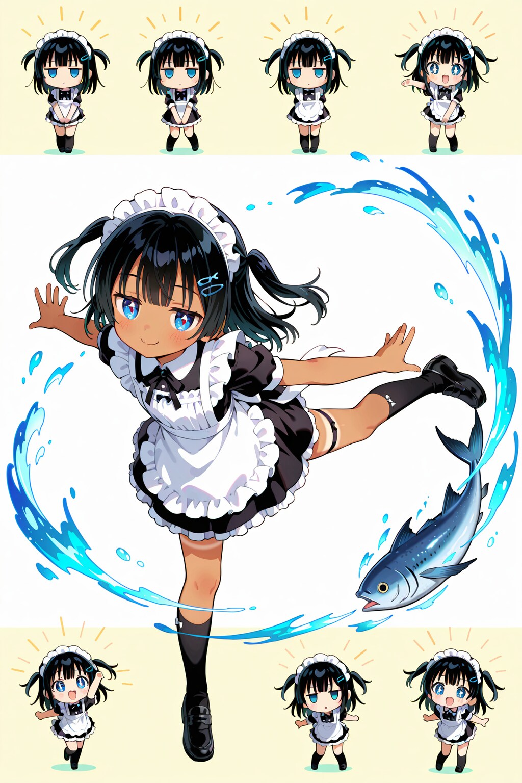 メイドこなつちゃんとちびキャラ～ズ Y722