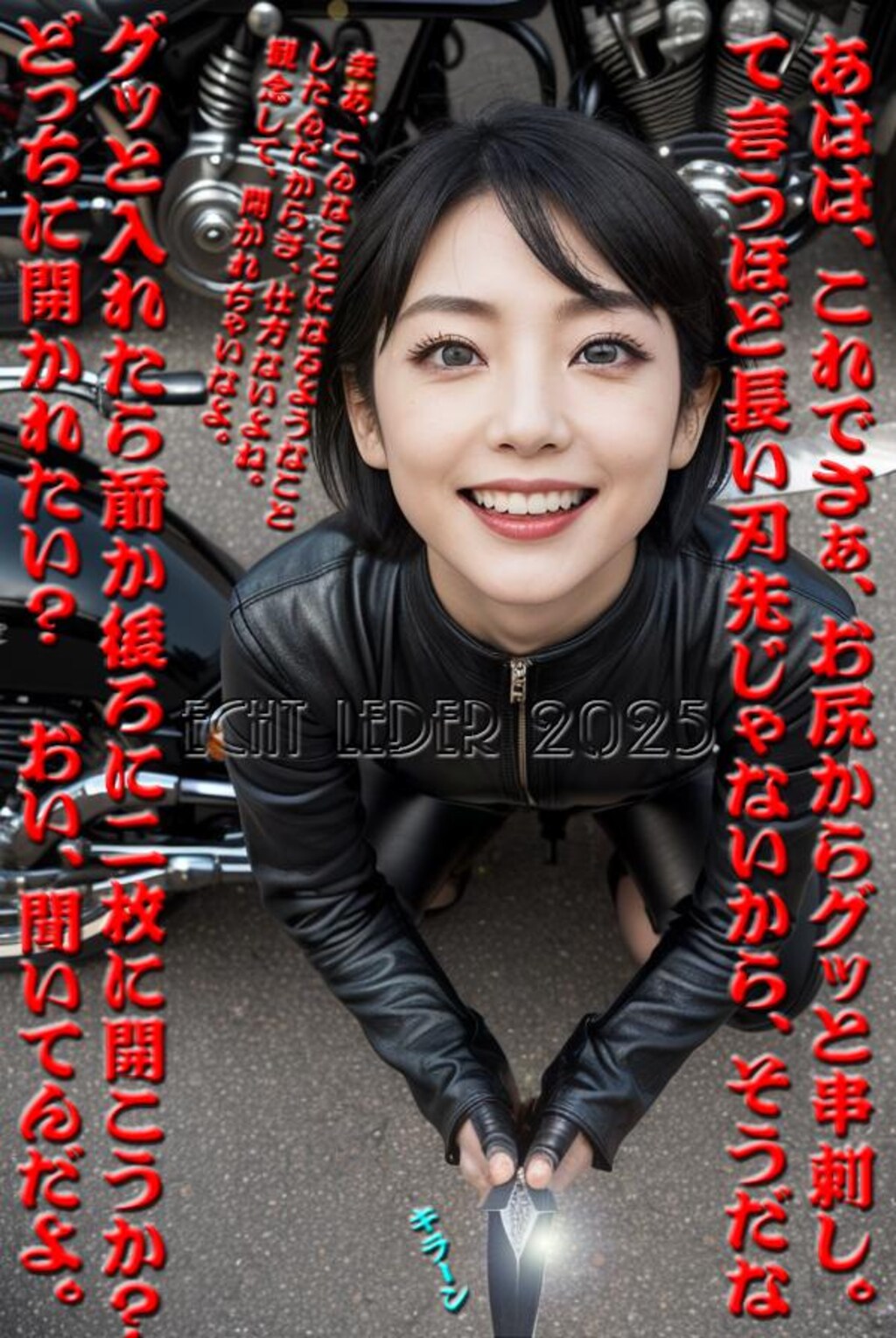 宙づりにした男を捌く無邪気な仕事人さん