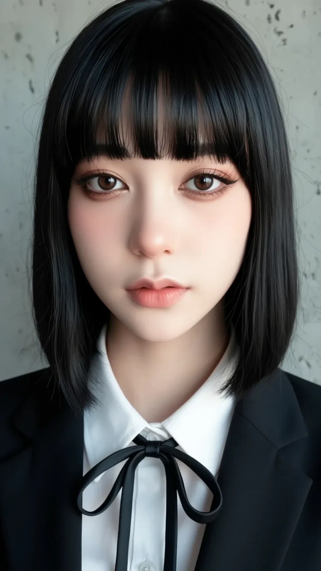 The daughter of a German father and a Japanese mother.