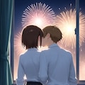 文化祭の花火 2枚目