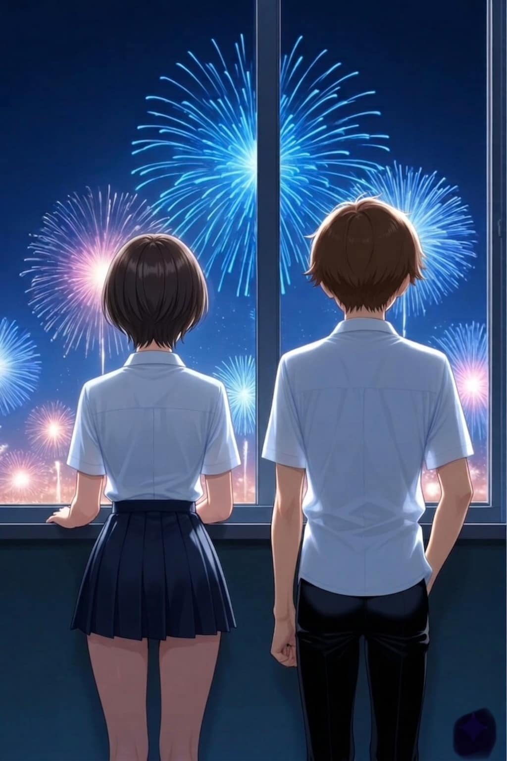 文化祭の花火