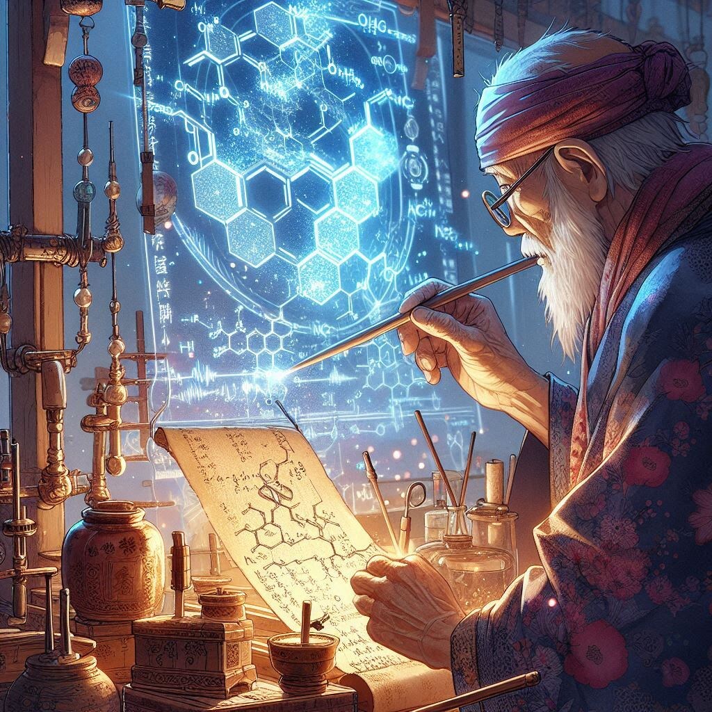 未来の錬金術師のイメージかなぁ、大体中国の導師さんとか錬金術師とかは