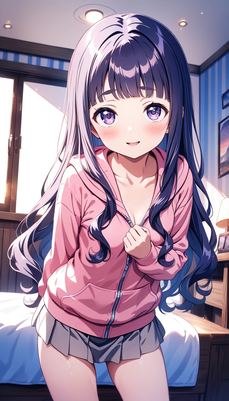 遊びに来た幼馴染『ねえねえ、エッチな本とか隠してないの？』幼馴染の少女。 | の人気AIイラスト・グラビア