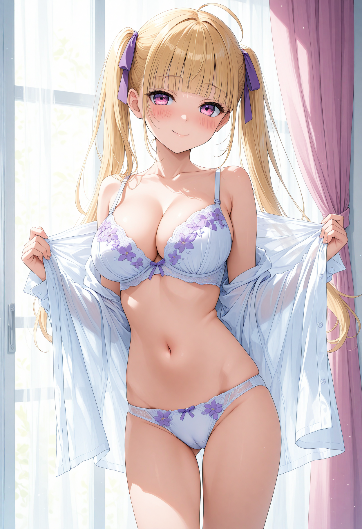金髪ツインテ ランジェリー