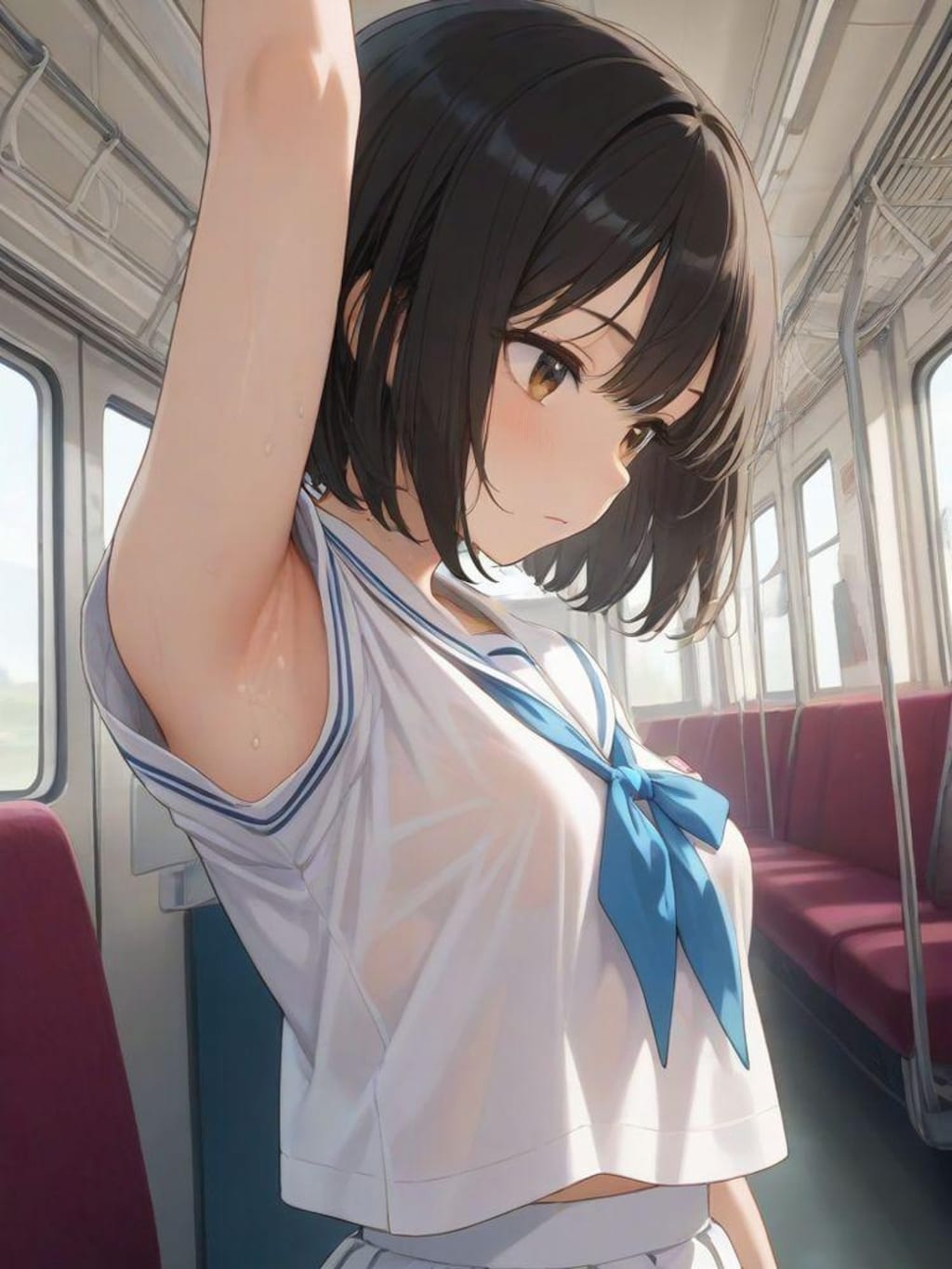 何気ない日常の通学風景「君の腋は狙われている！」その２