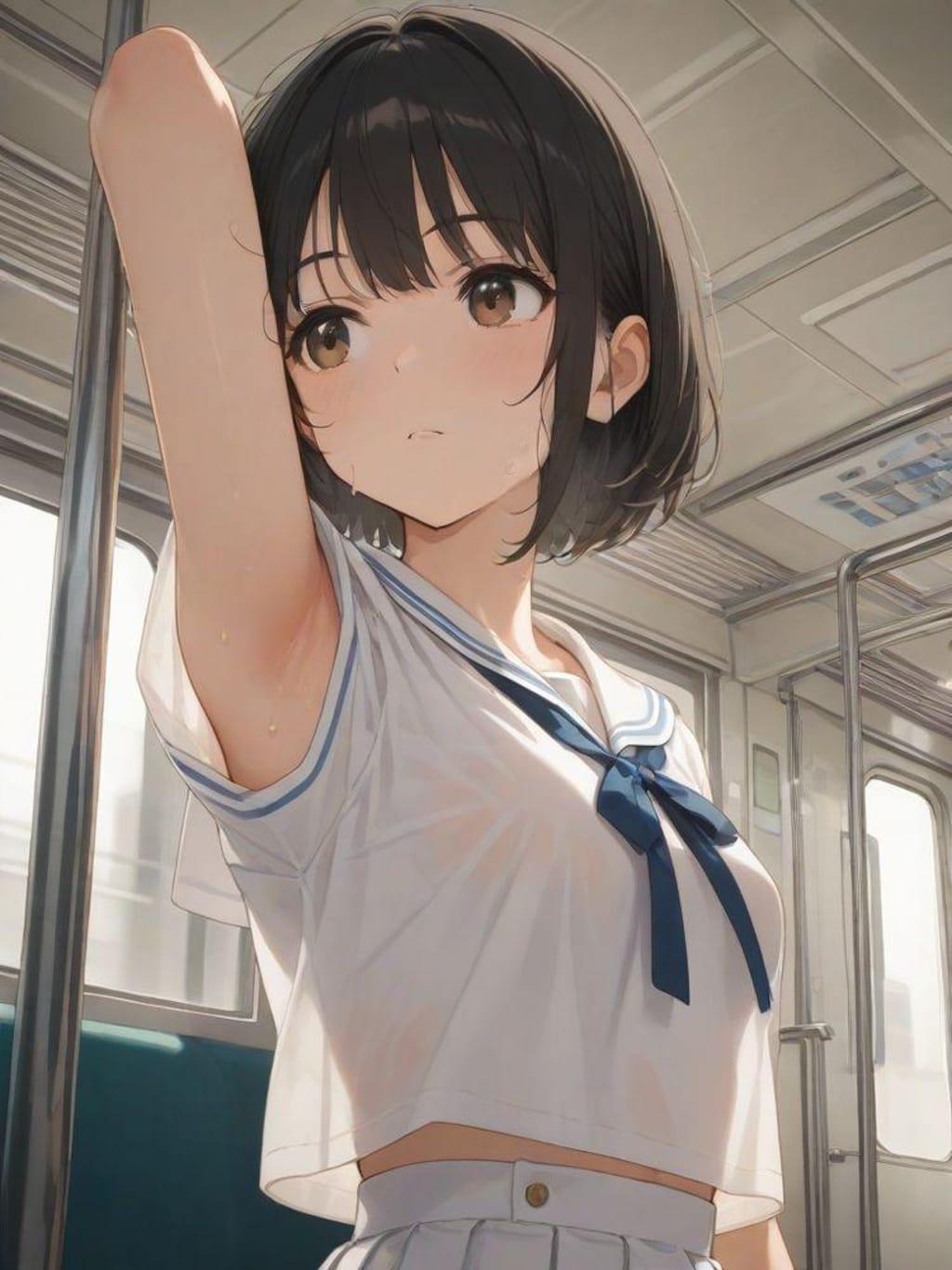 何気ない日常の通学風景「君の腋は狙われている！」その２