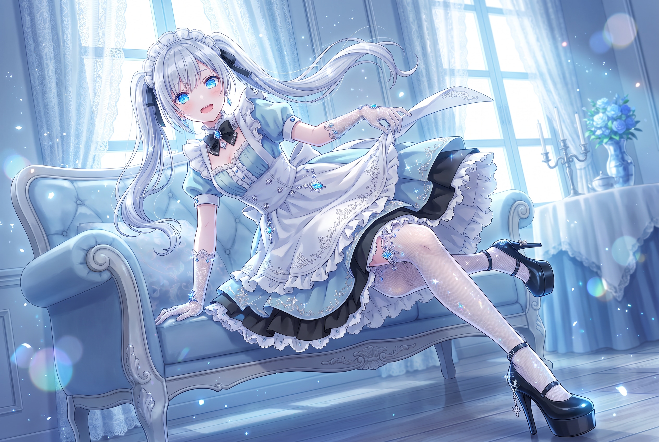 蒼窓白花の絹夢 | の人気AIイラスト・グラビア
