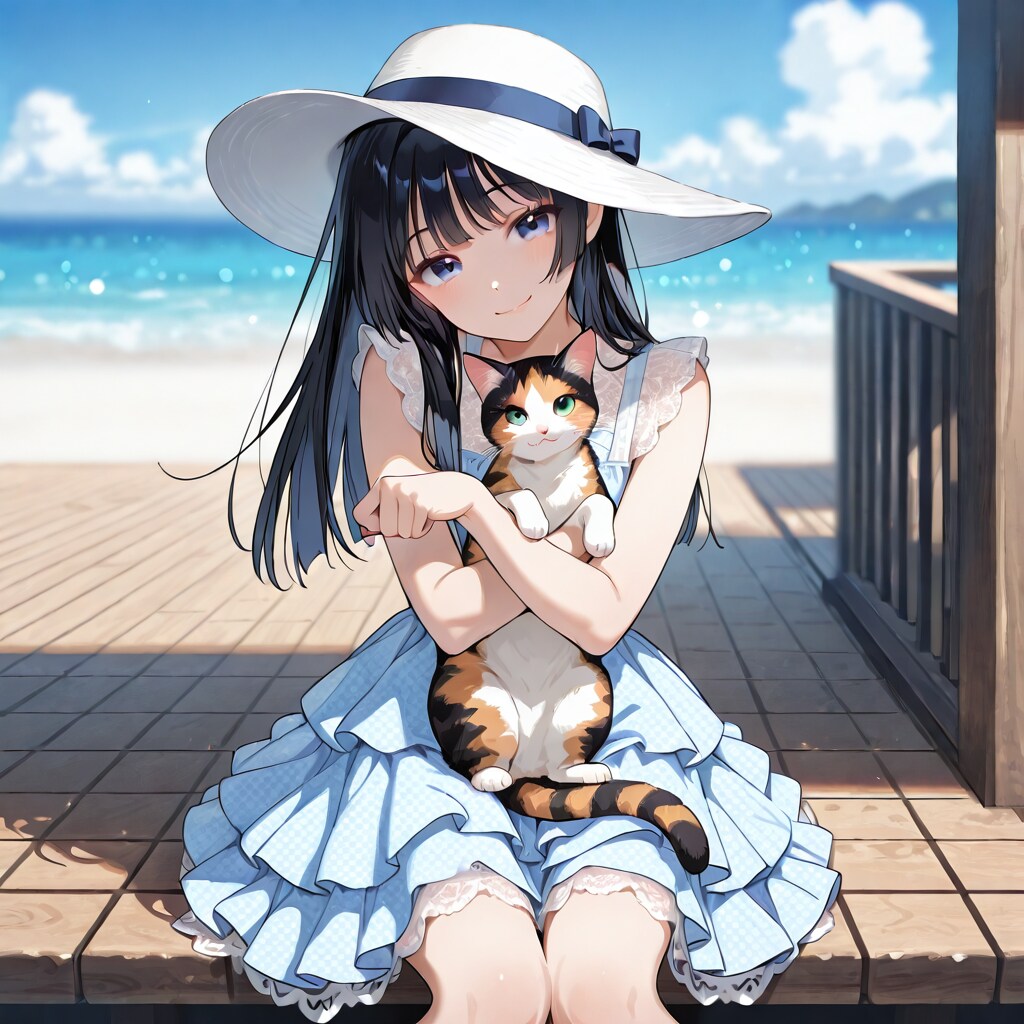 ねこと少女 | の人気AIイラスト・グラビア