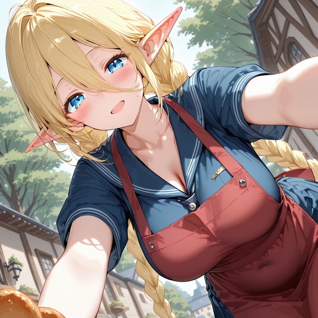 三つ編みエルフ