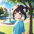 おだんごちゃん🍡と噴水⛲前で待ち合わせ🥰✨ 10枚目