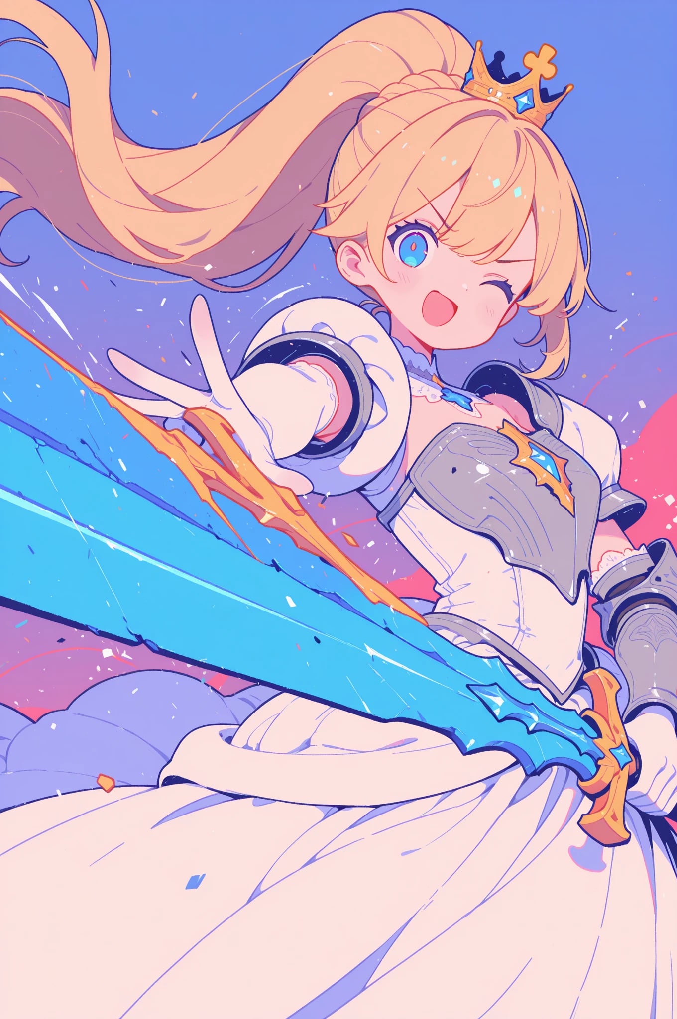 いっくよー　姫騎士 | の人気AIイラスト・グラビア