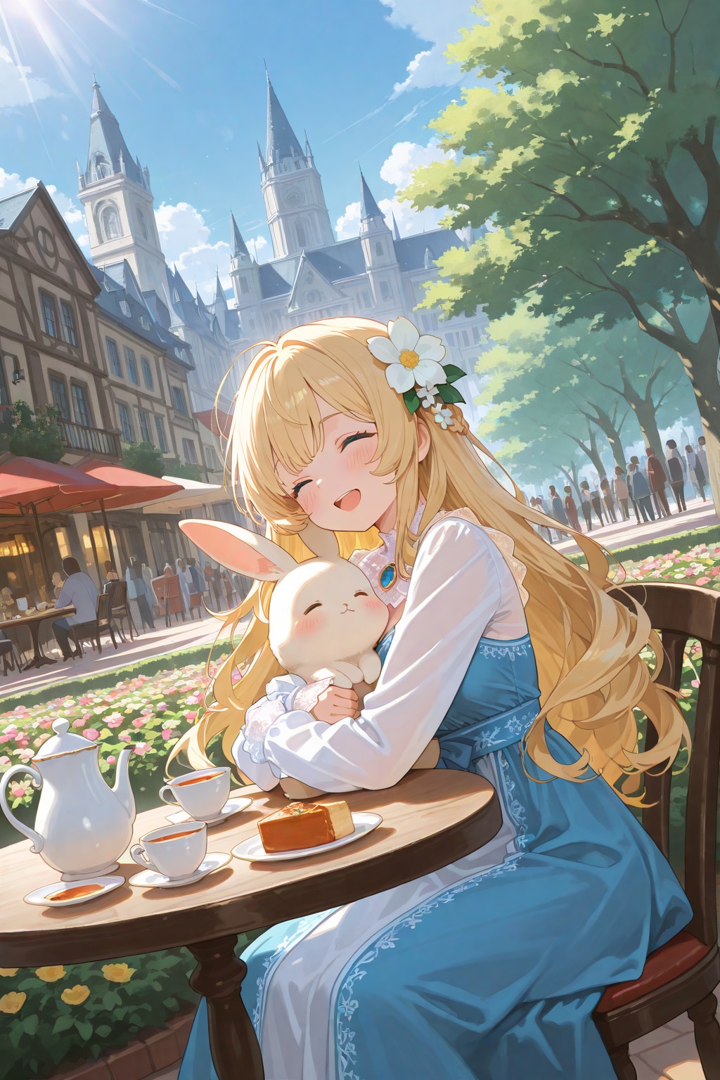 うさぎさんとティータイム