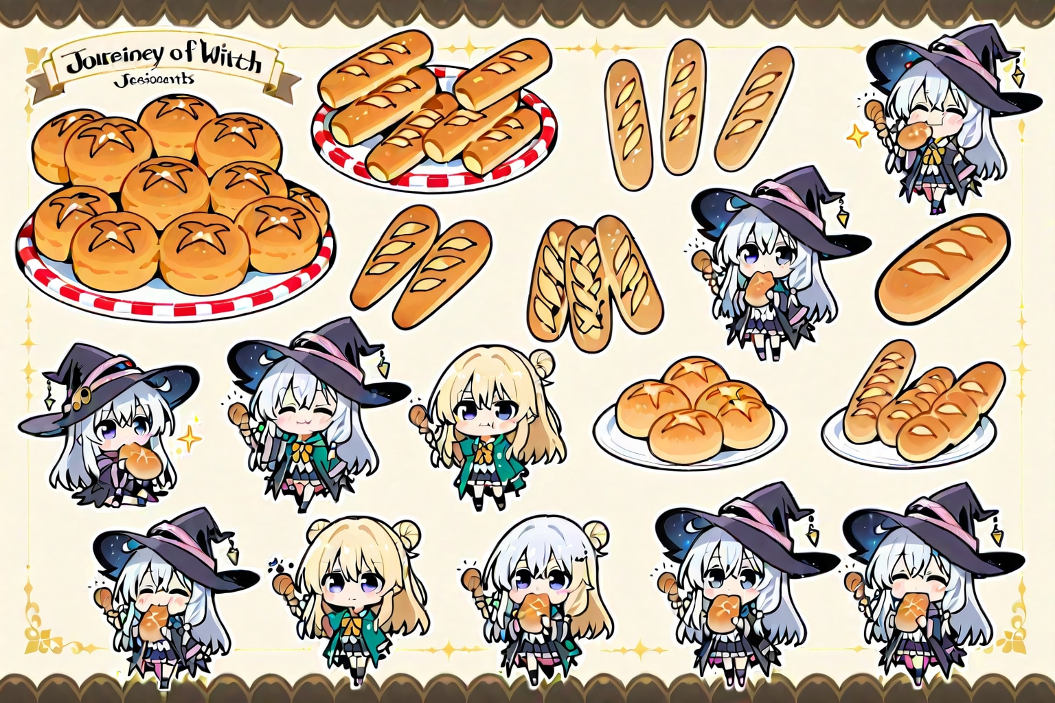 魔女さんたちはパンがお好き | の人気AIイラスト・グラビア