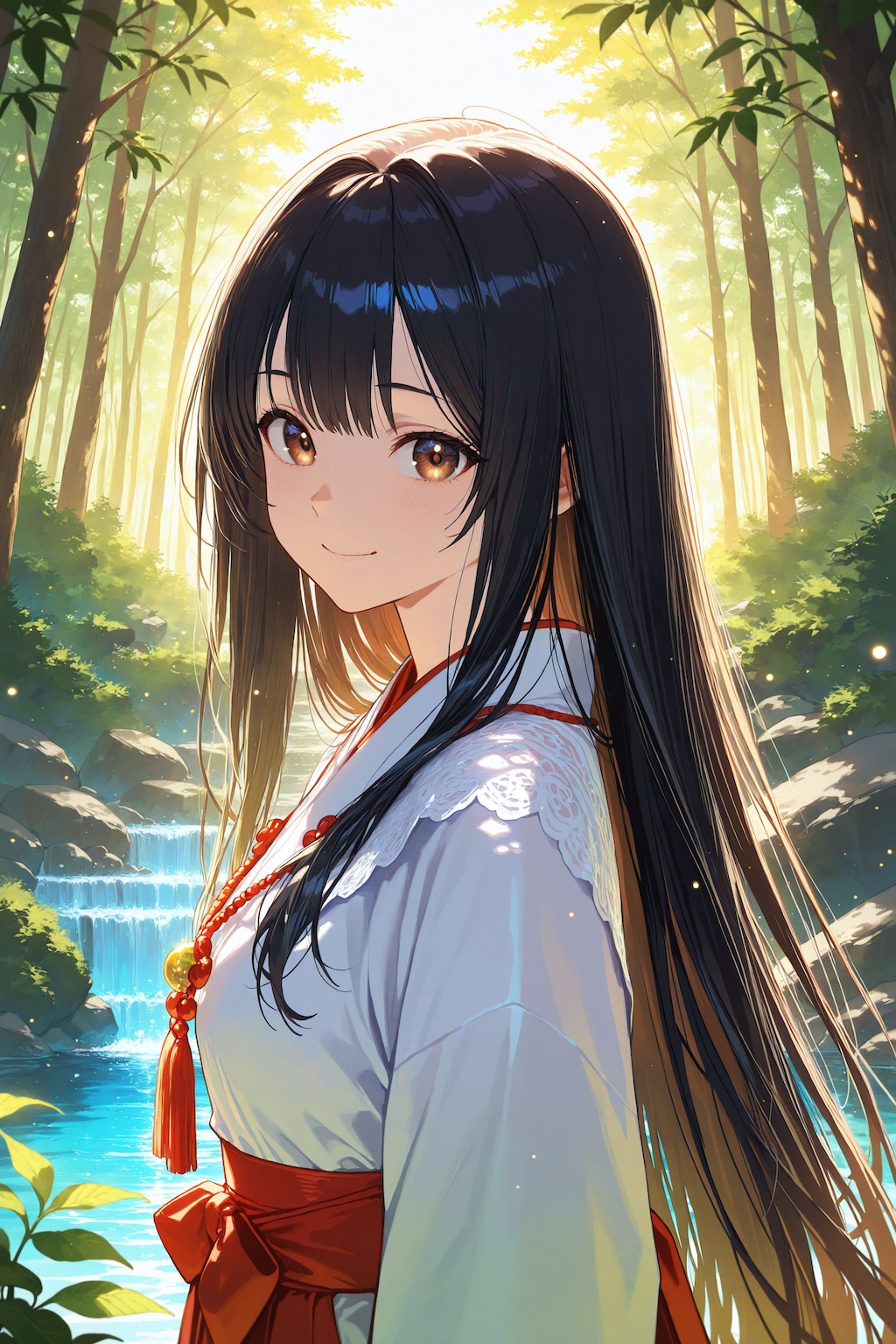 異世界神社の巫女さん（神楽さん）