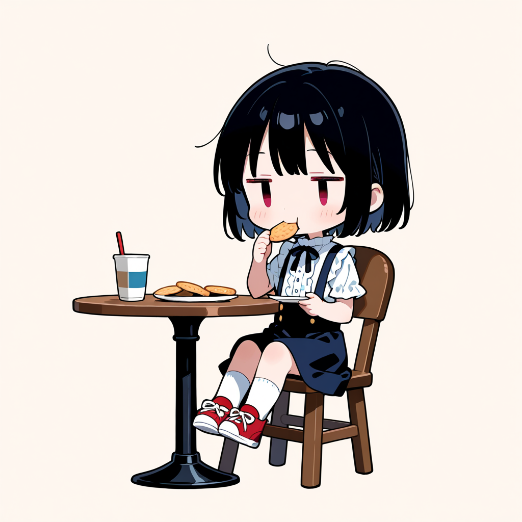 RITZ　（商品名）を食べる