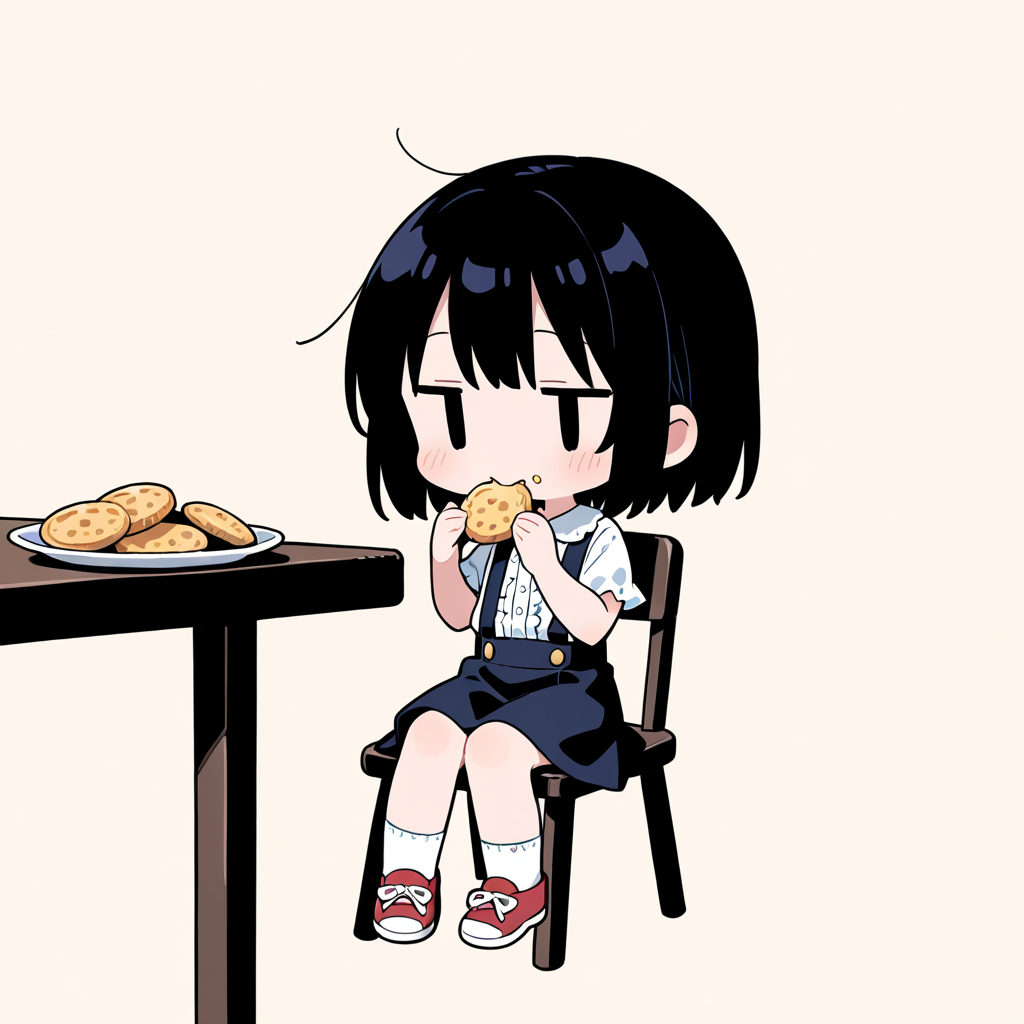 RITZ　（商品名）を食べる