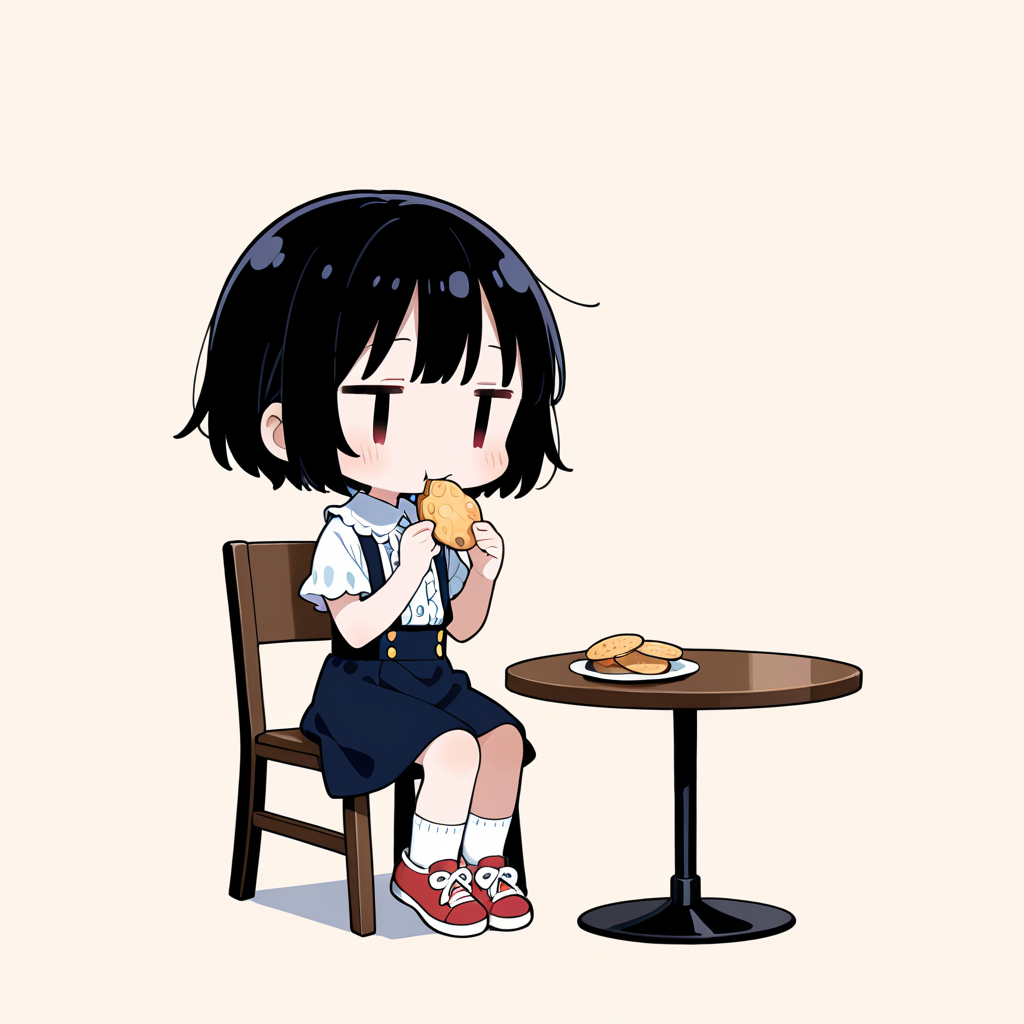 RITZ　（商品名）を食べる