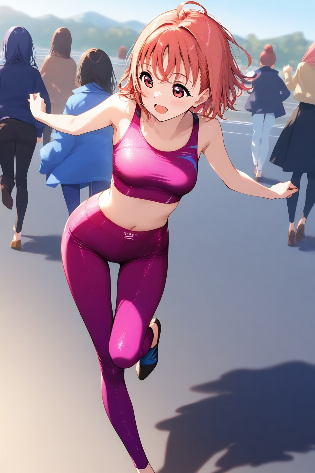 高海千歌のレギンスファッション②