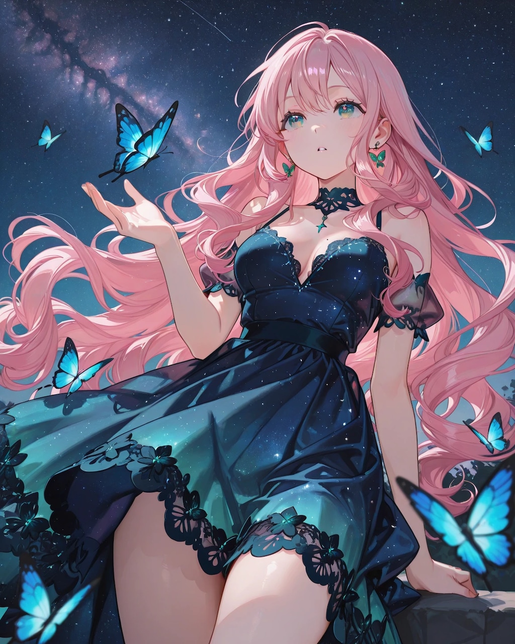 星空×夜空のワンピース