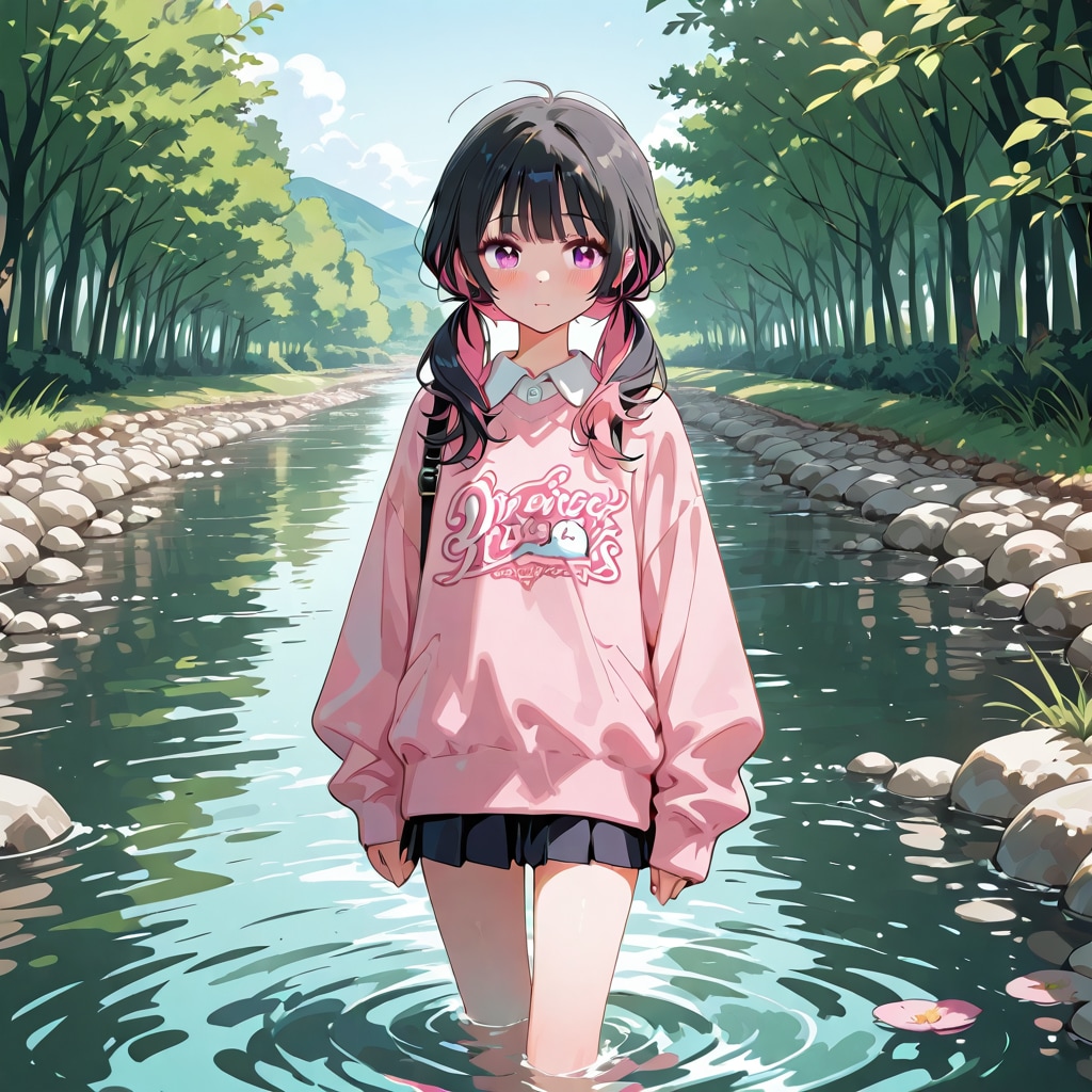 川遊び