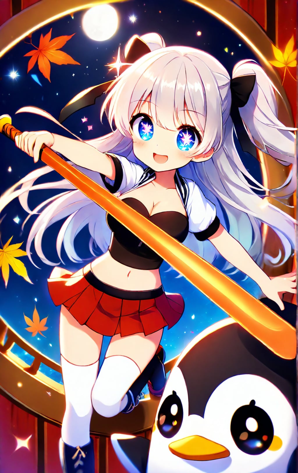 野球ユニフォームの女の子