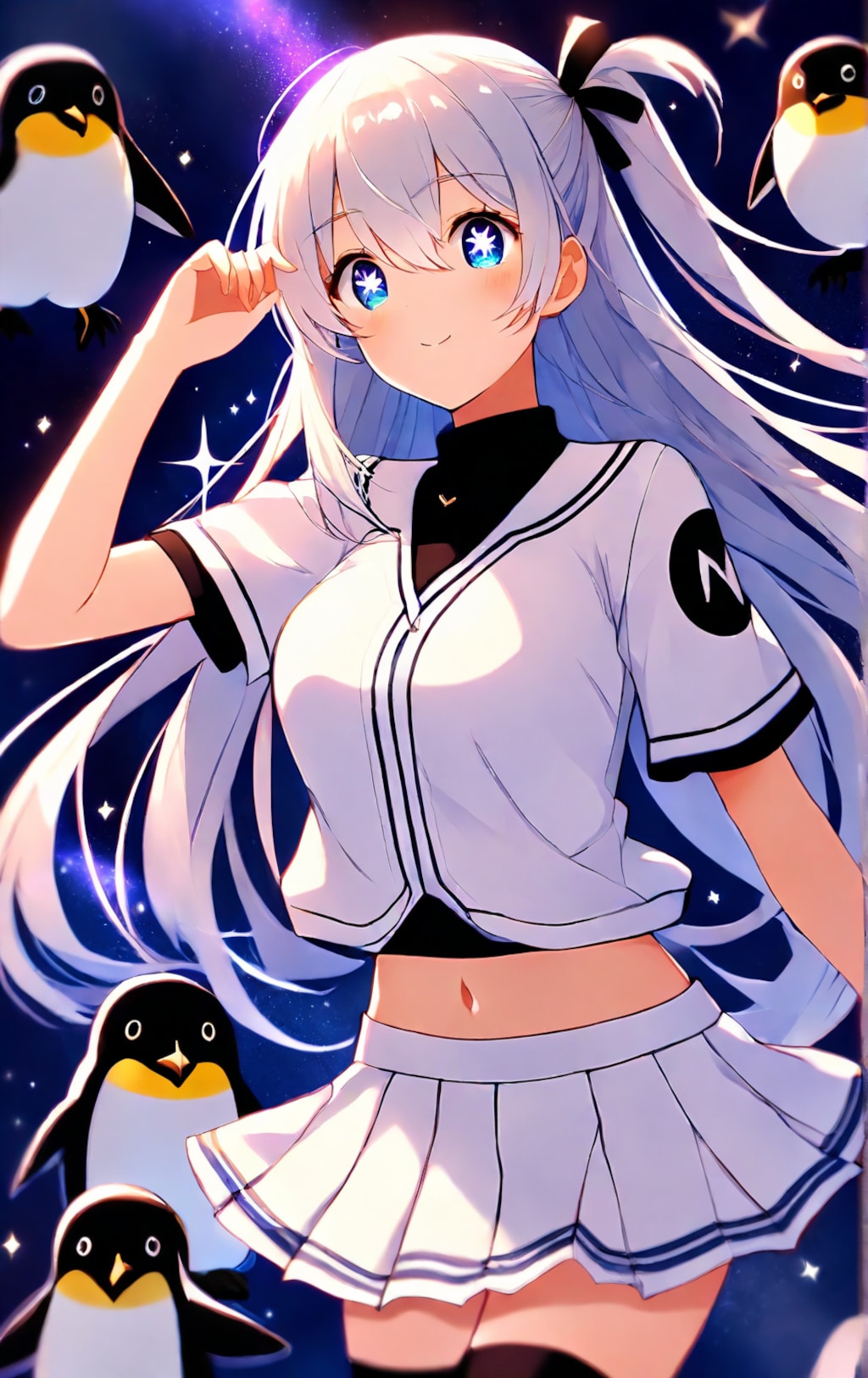 野球ユニフォームの女の子