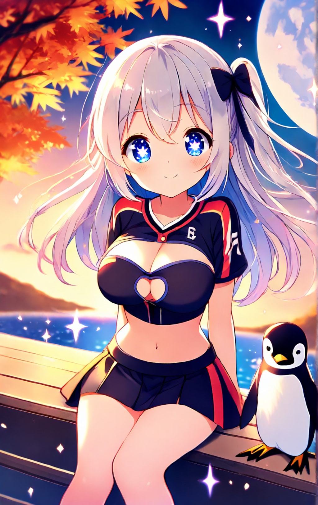 野球ユニフォームの女の子