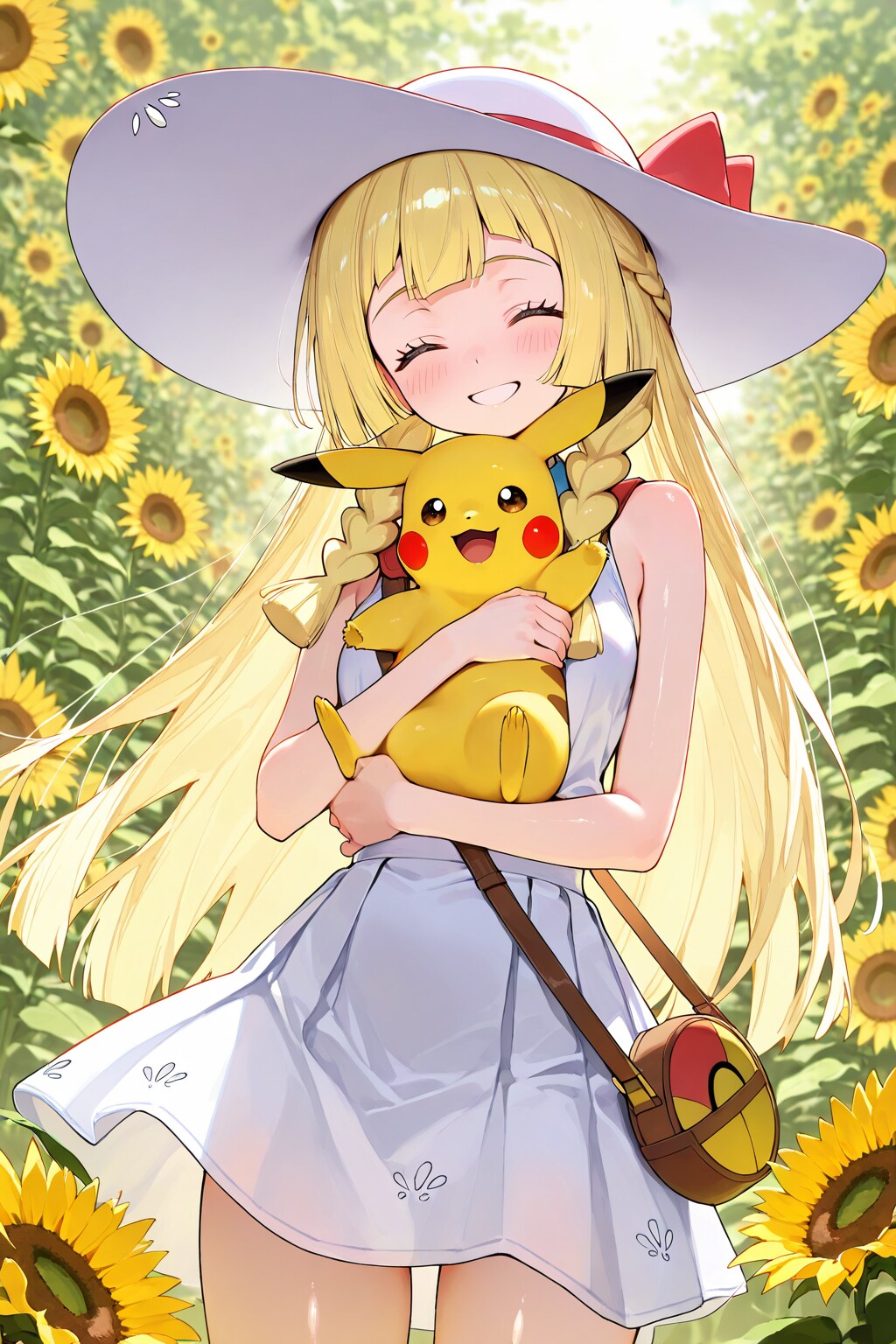 リーリエちゃんと向日葵♪ | の人気AIイラスト・グラビア