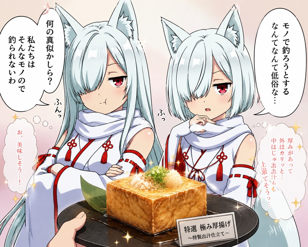 うちの子の日常　イズナとトウカ
