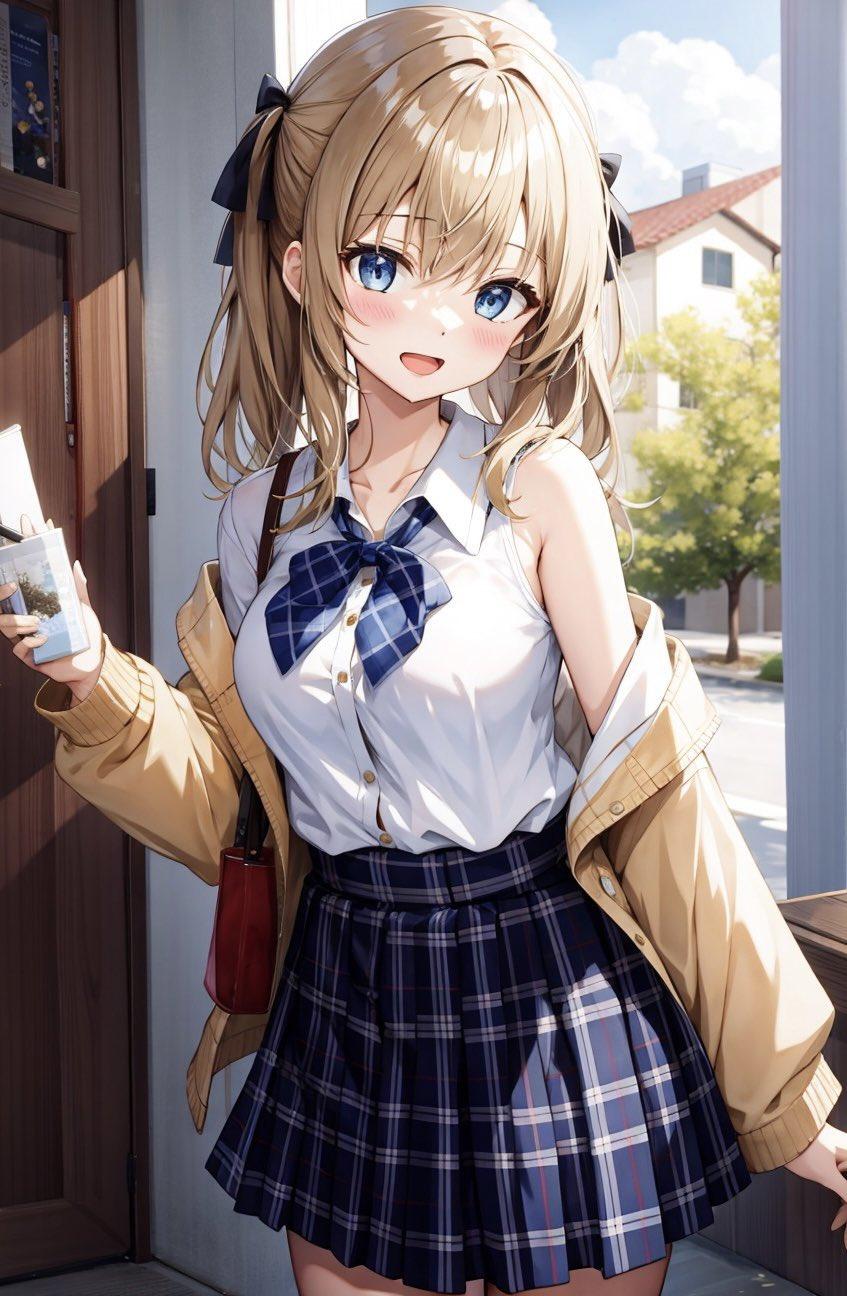 片腕ノースリーブ制服
