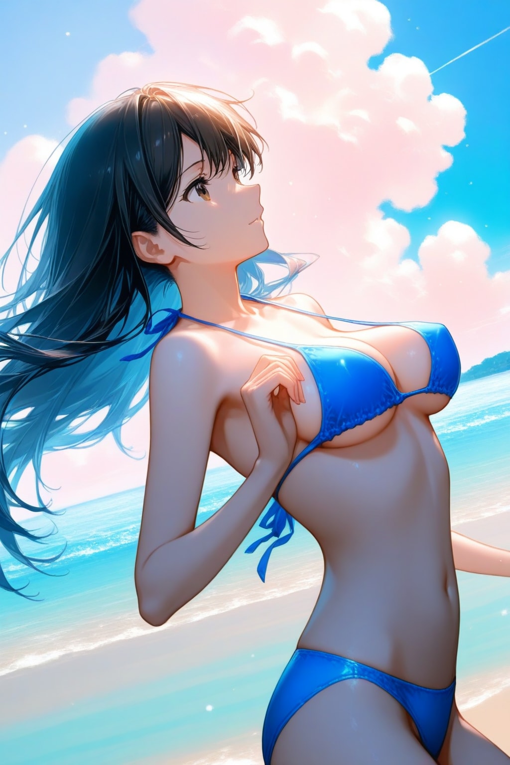 ねぇ、こっちで泳がない？