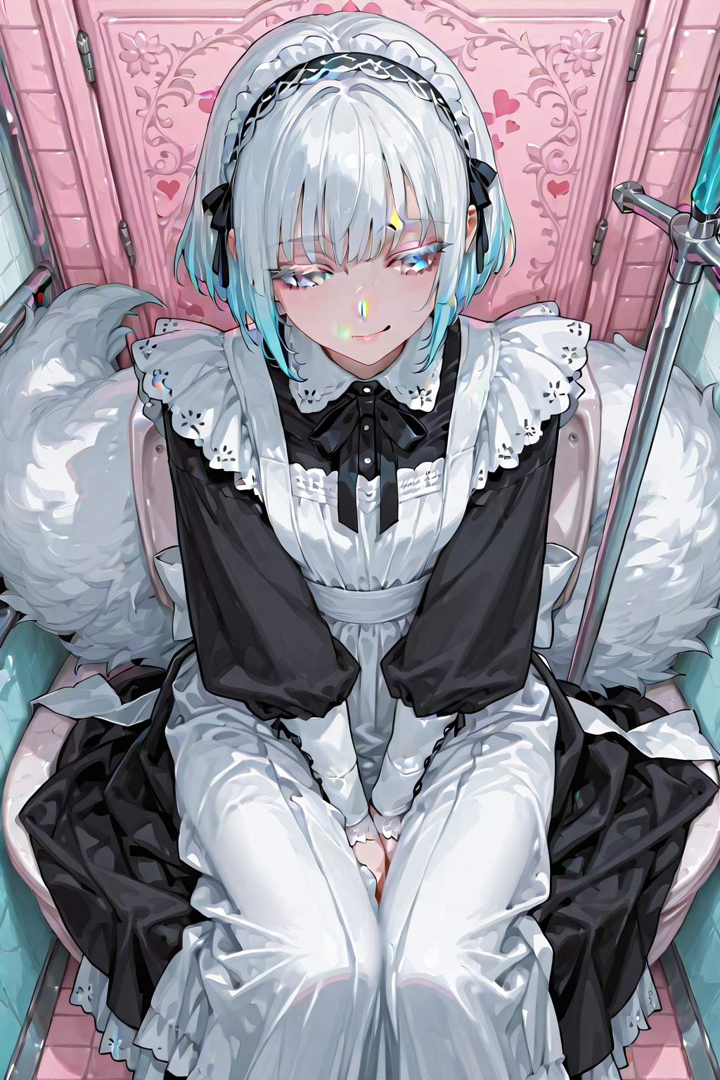 メイドの秘密の休憩 | の人気AIイラスト・グラビア