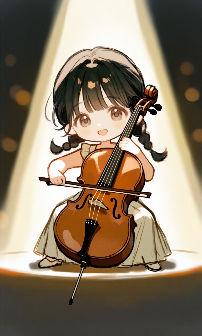チェロはミニスカでは弾けない | の人気AIイラスト・グラビア