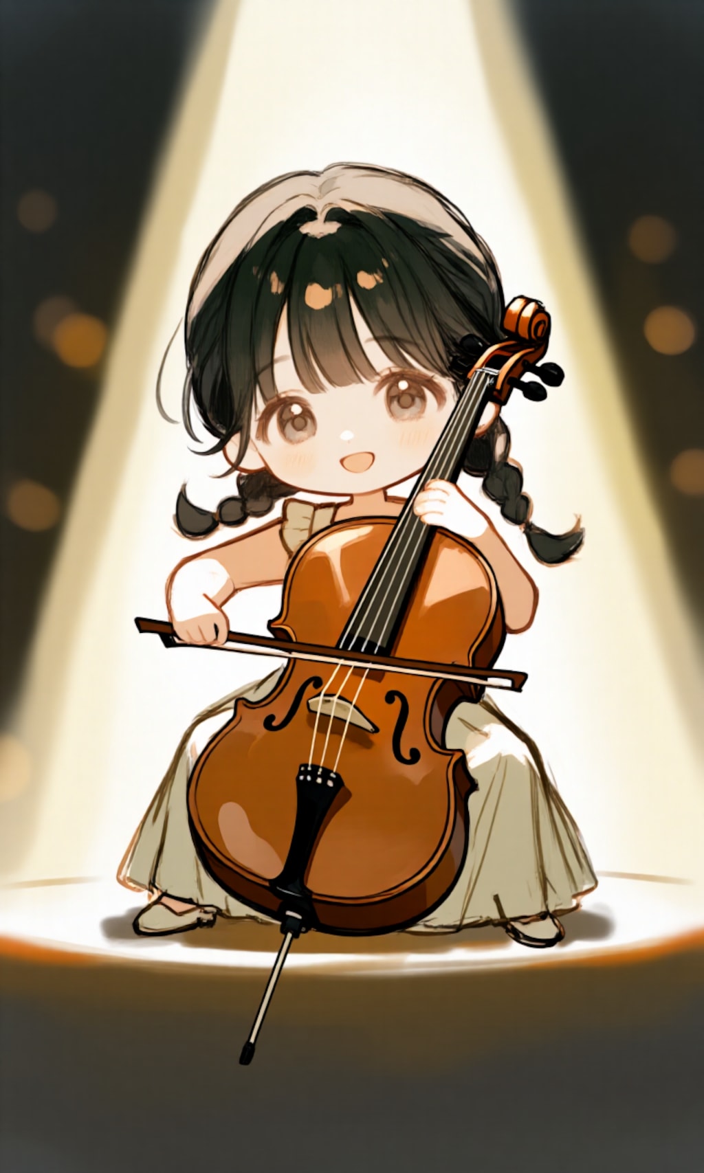 チェロはミニスカでは弾けない