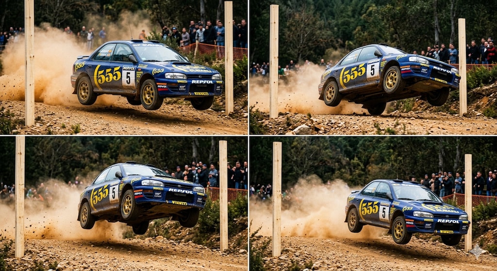 スバルインプレッサラリーカー555