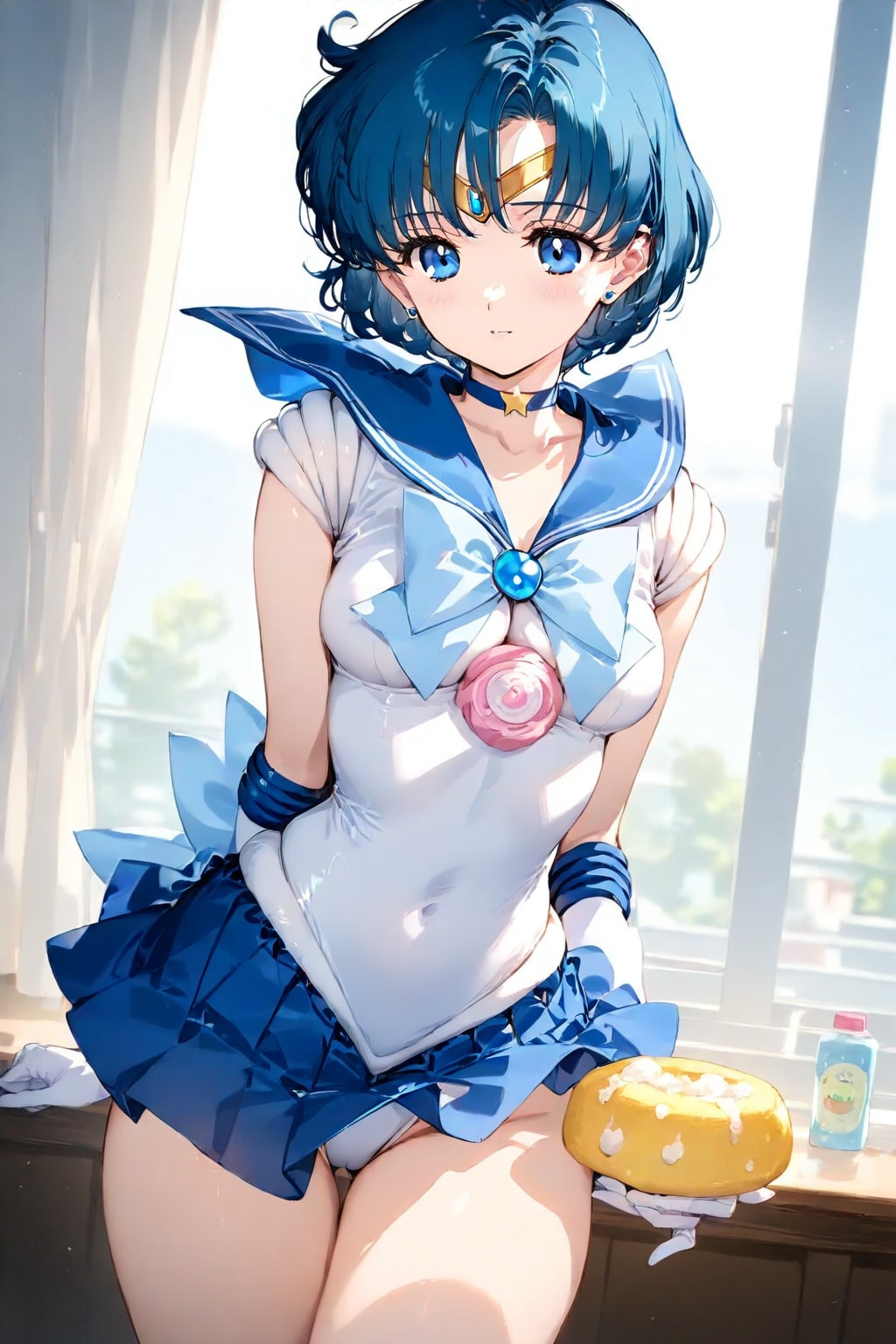 ケーキ運んでたら転んじゃった💦