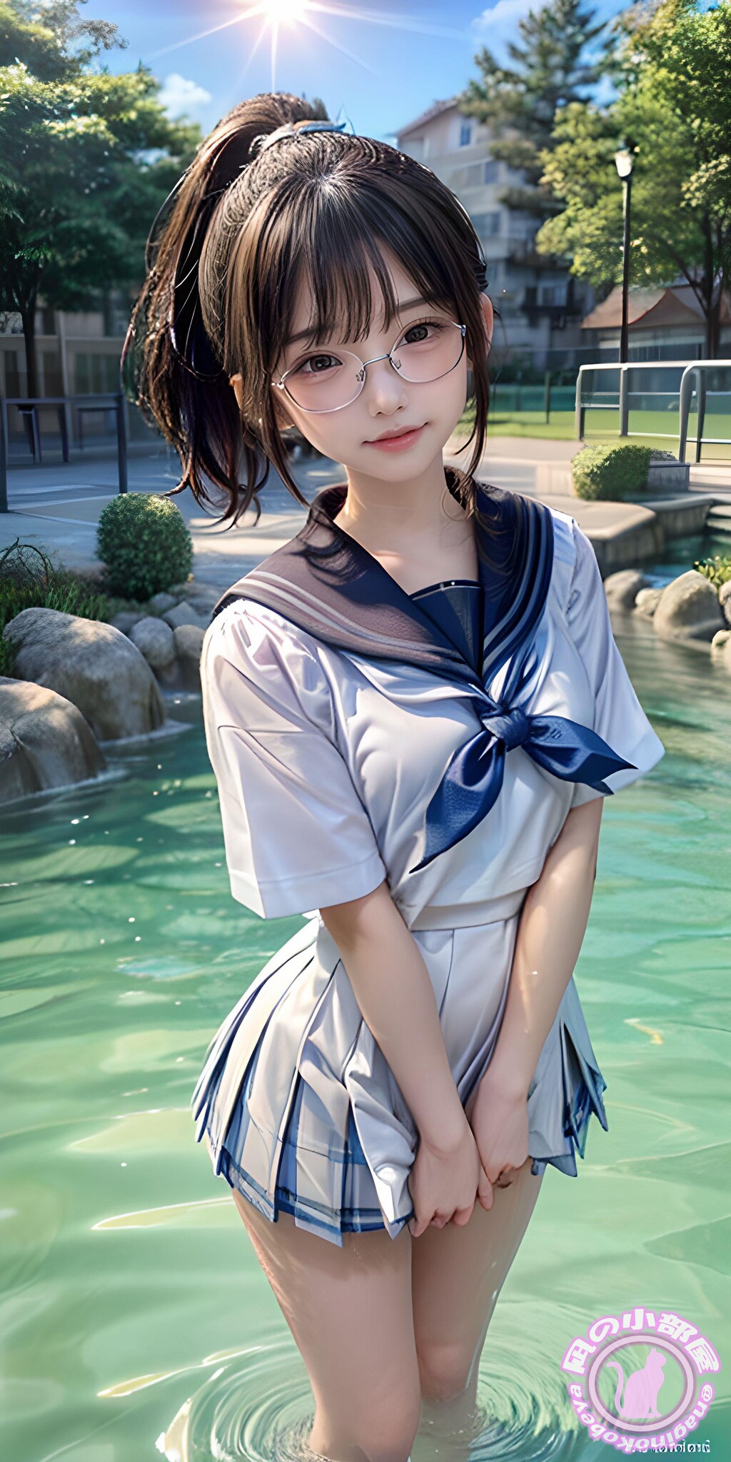 水遊び