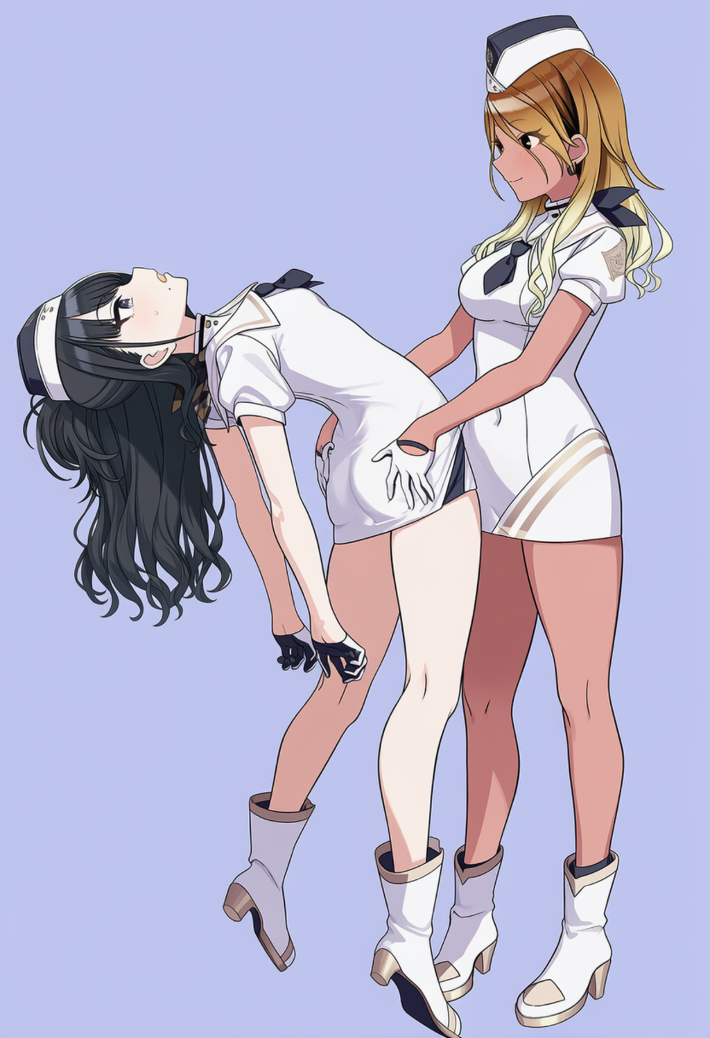 ブルアカオペレーター服　後ろ反り36