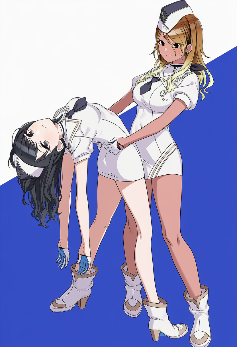 ブルアカオペレーター服　後ろ反り36