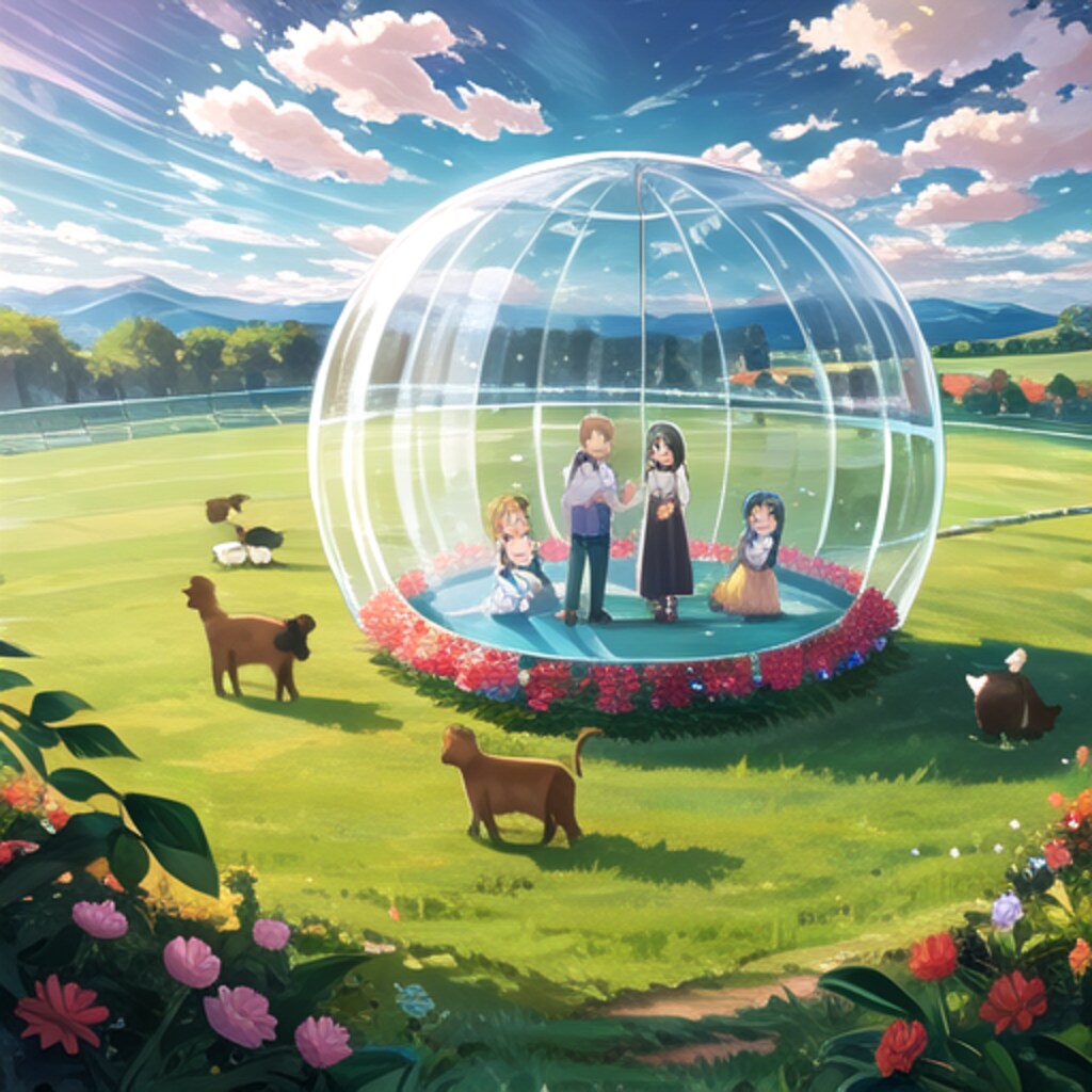 未来の透明な家