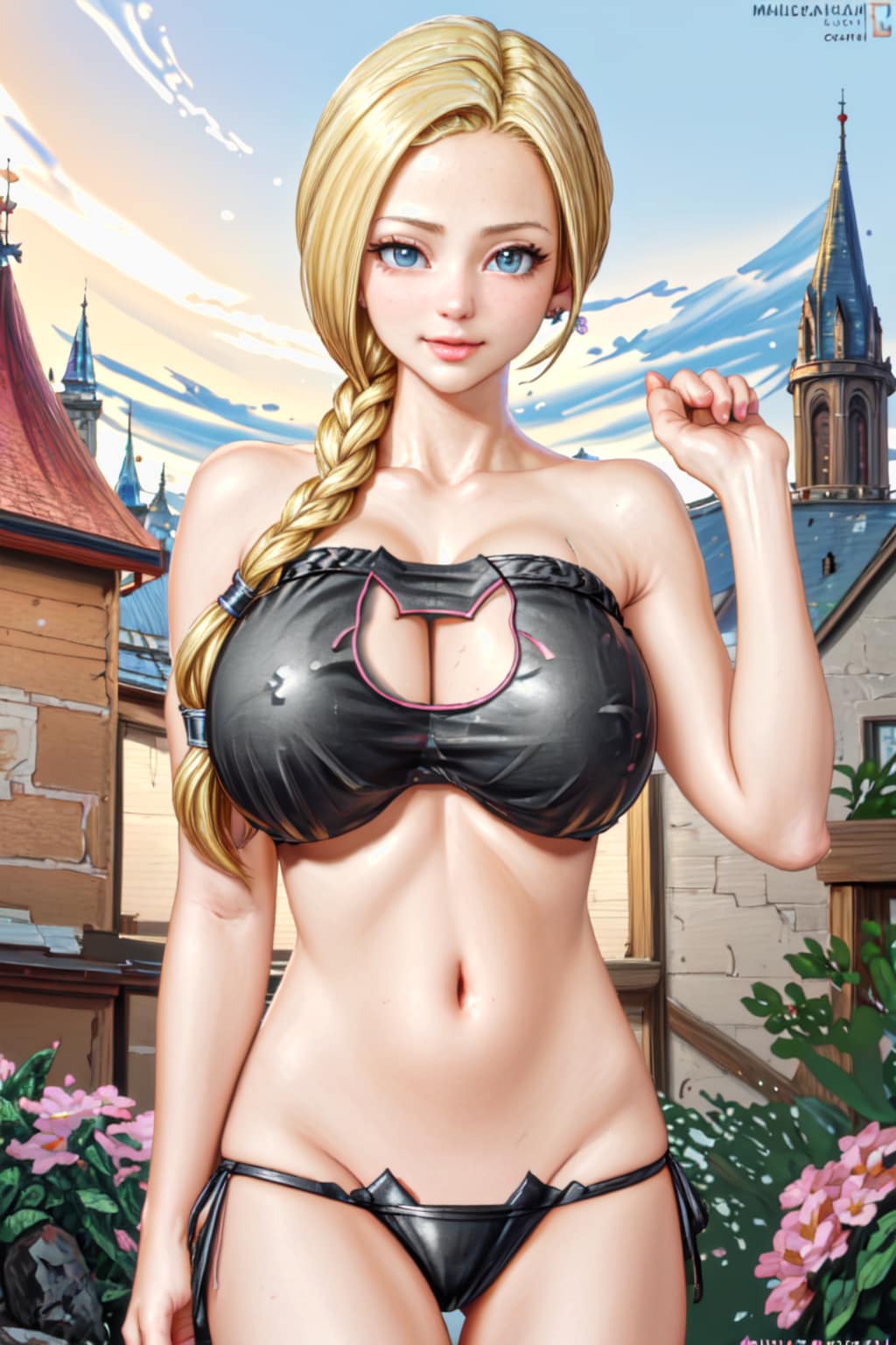 ベッドイン09・「ビア●カ」風金髪おさげ幼なじみ娘【アニメ版】