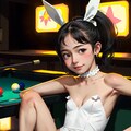 バニーガールとビリヤード 3枚目