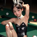 バニーガールとビリヤード 10枚目