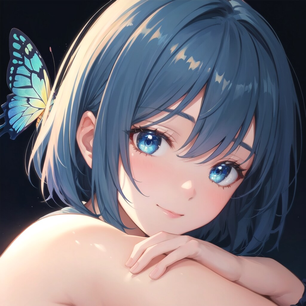 肩にとまる小さな友達