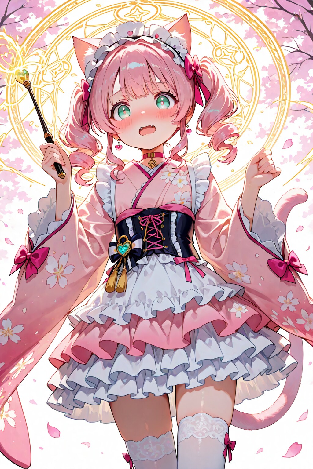 今日の猫耳ピンクちゃん | の人気AIイラスト・グラビア