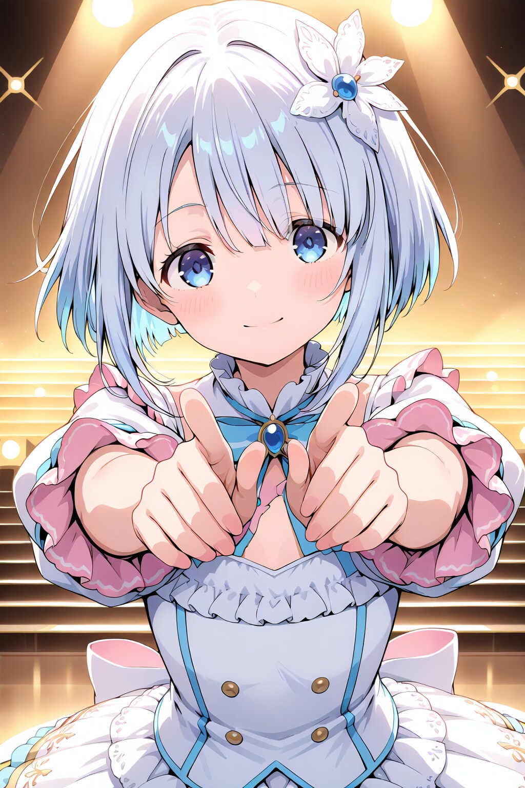 フリルに隠れた鼓動 | の人気AIイラスト・グラビア