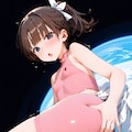 宇宙でも変わらない雫ちゃんｗ 5枚目