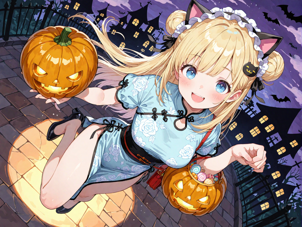 チャイナ服とハロウィン