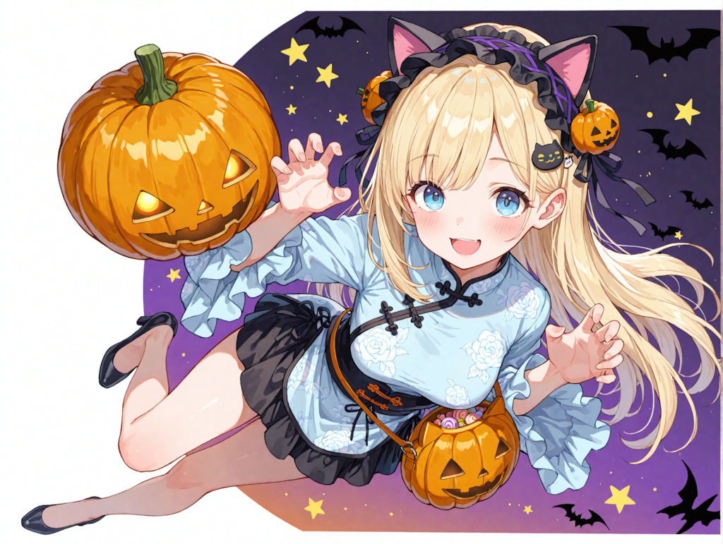 チャイナ服とハロウィン